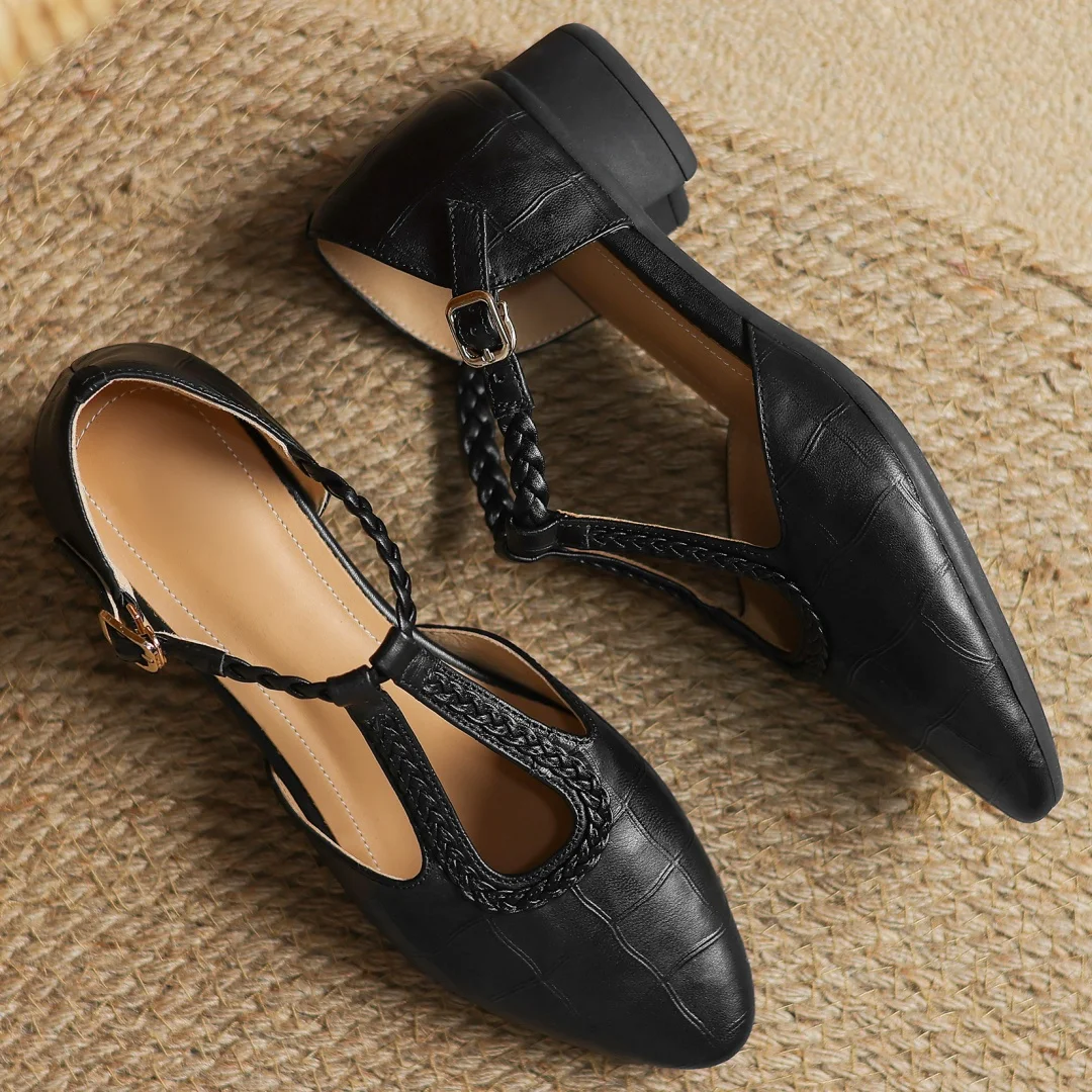 Charlotte | Mary Jane Basse In Pelle