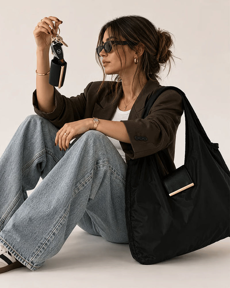 Raffaella | Borsa Tote Trasformabile con Charm