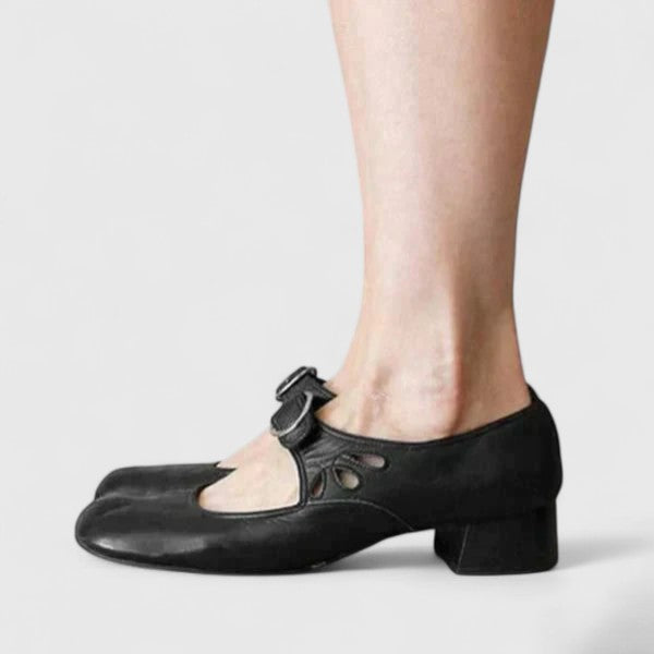 Marissa | Scarpe per Bambini Retro a Fibbia Rotonda Léa