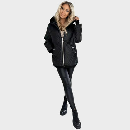 Paola | Giacca Trapuntata con Cappuccio e Zip