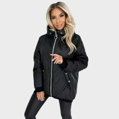 Paola | Giacca Trapuntata con Cappuccio e Zip
