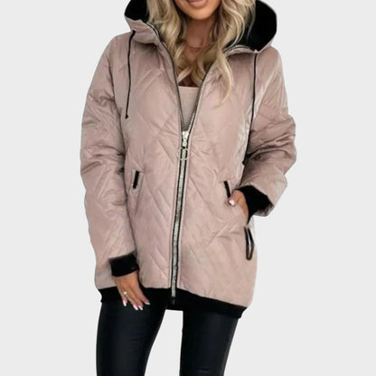 Paola | Giacca Trapuntata con Cappuccio e Zip