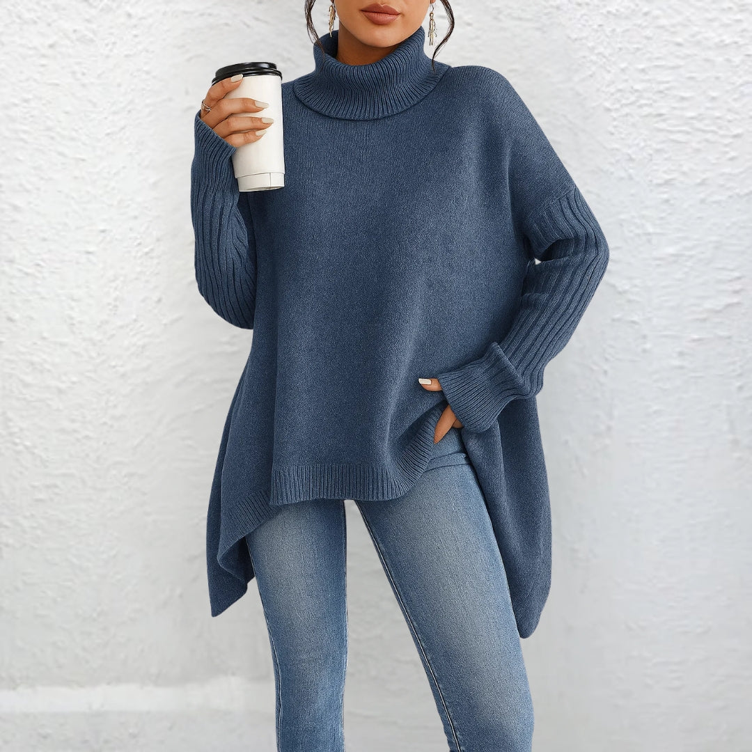 Valentina | Maglione Casual a Collo Alto
