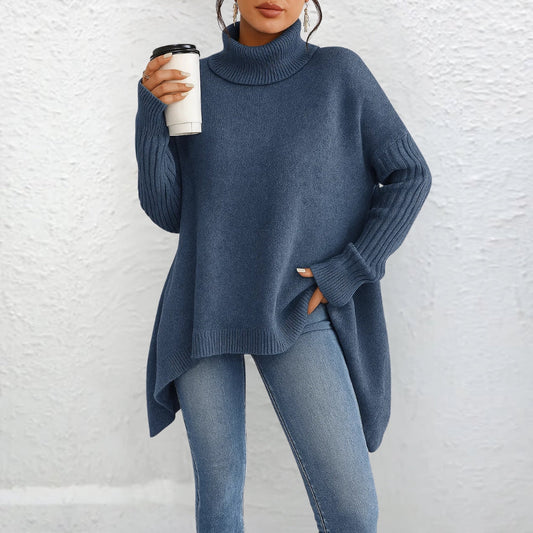 Valentina | Maglione Casual a Collo Alto