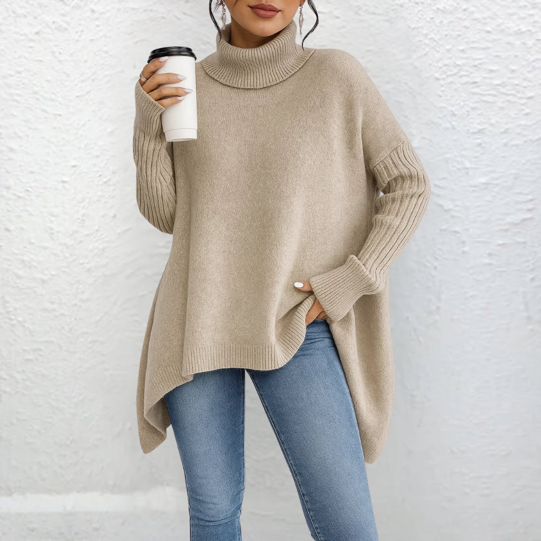 Valentina | Maglione Casual a Collo Alto