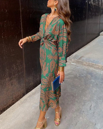 Chloe | Elegante Vestido Estampado