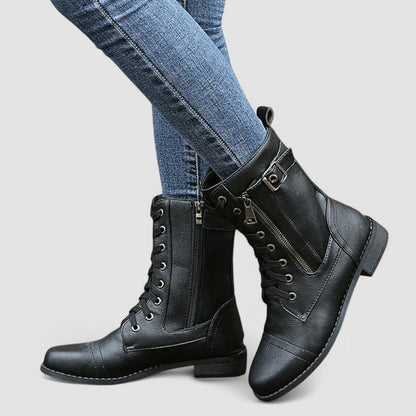 Tallulah | Stivali Western Con Fibbia