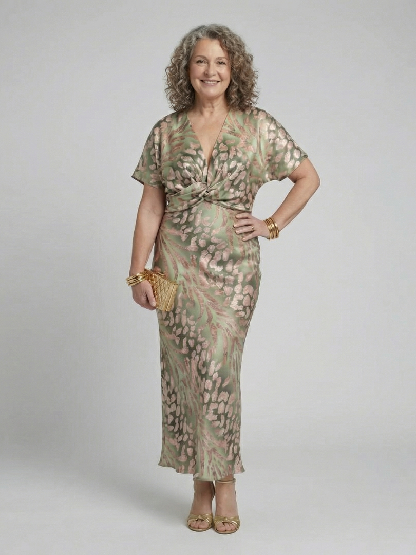 Valeria Sage | Vestido Midi Estampado