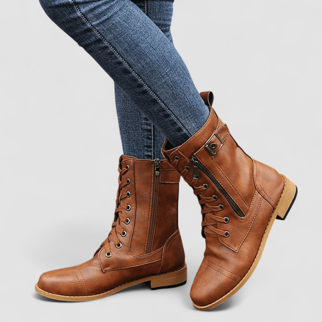 Tallulah | Stivali Western Con Fibbia
