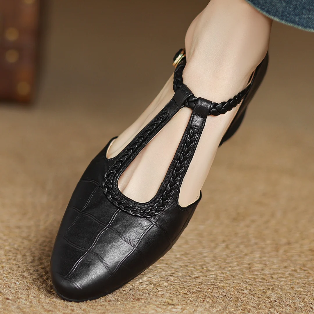 Charlotte | Mary Jane Basse In Pelle