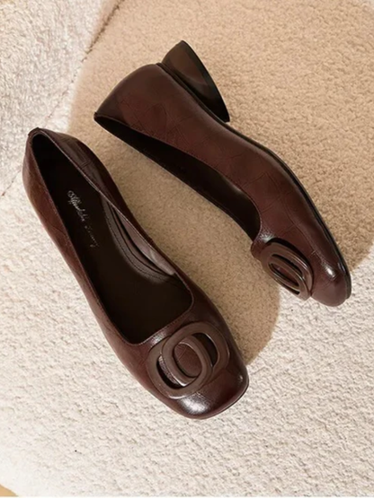 Ornella | Ballerine in Pelle Opium