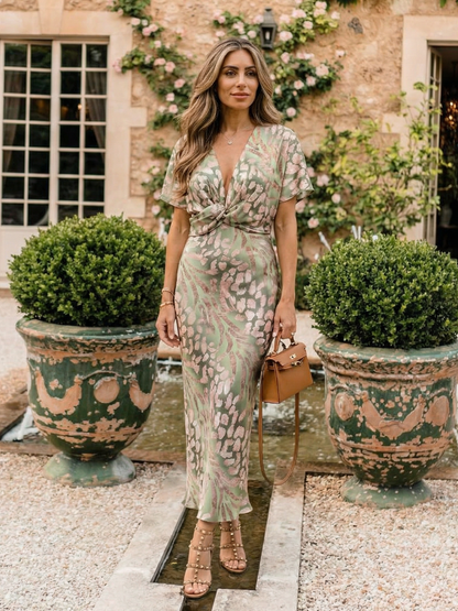 Valeria Sage | Vestido Midi Estampado