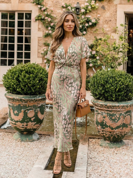 Valeria Sage | Vestido Midi Estampado