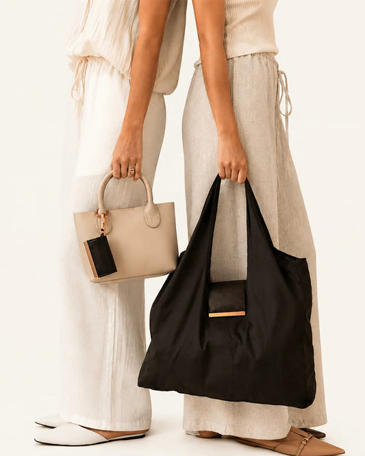 Raffaella | Borsa Tote Trasformabile con Charm