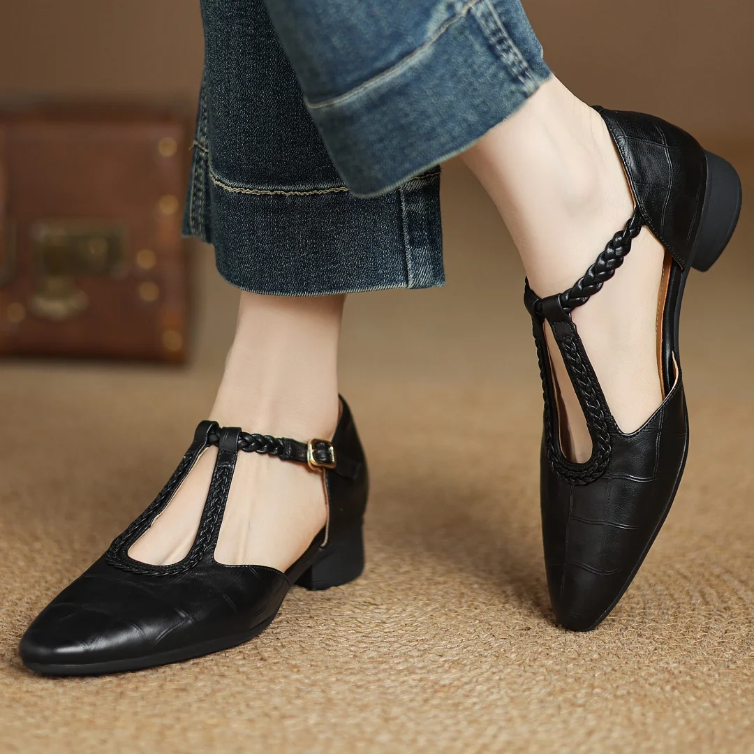 Charlotte | Mary Jane Basse In Pelle