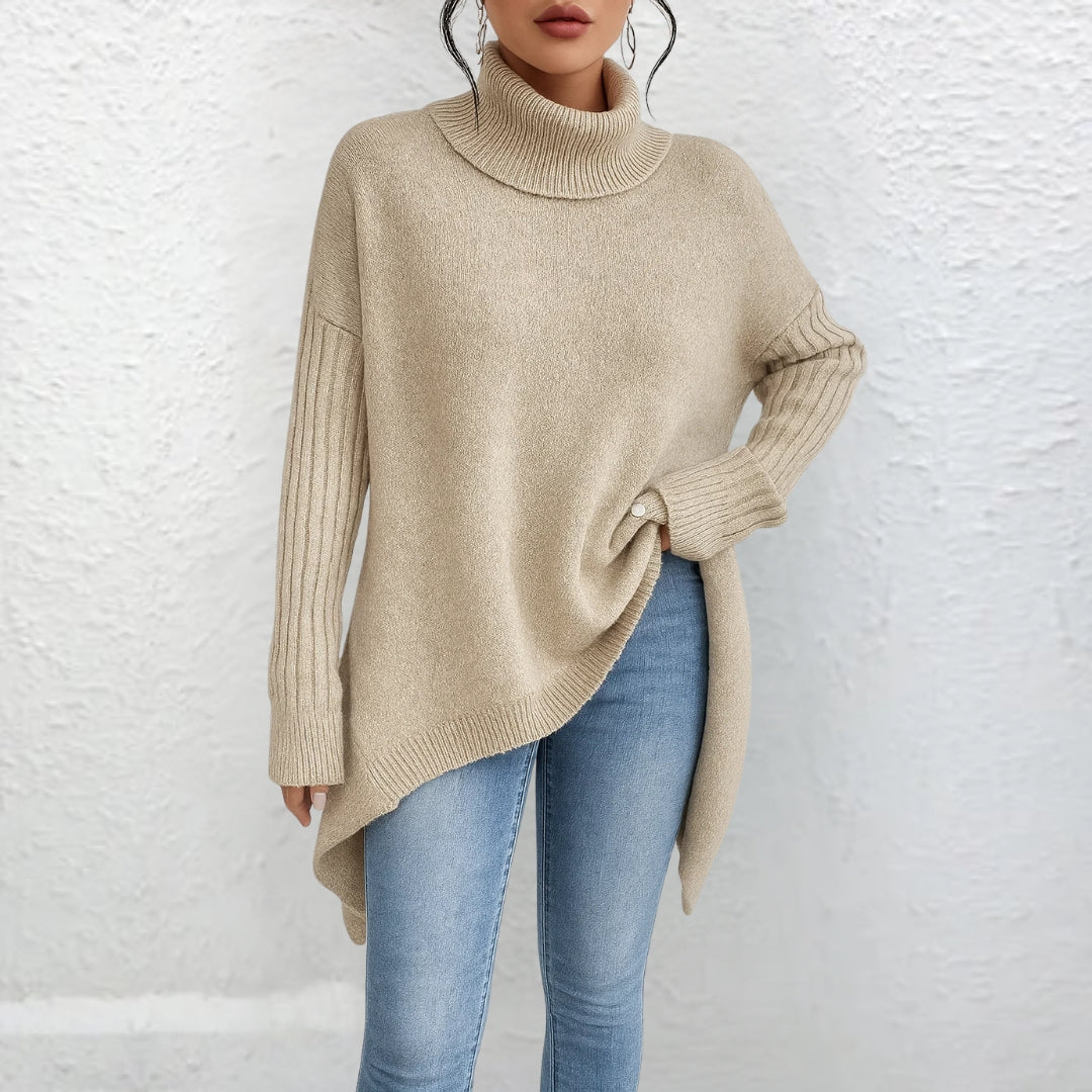 Valentina | Maglione Casual a Collo Alto