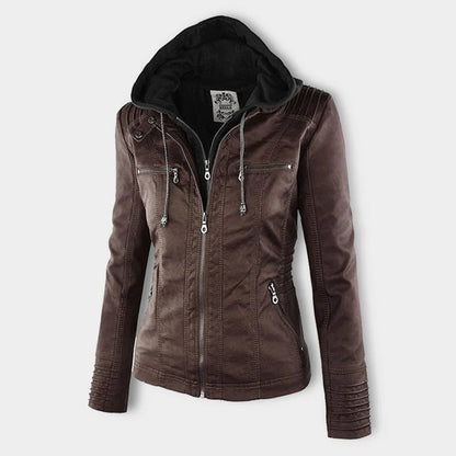 Flavia | Giacca in Pelle Robusta ed Elegante