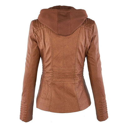 Flavia | Giacca in Pelle Robusta ed Elegante