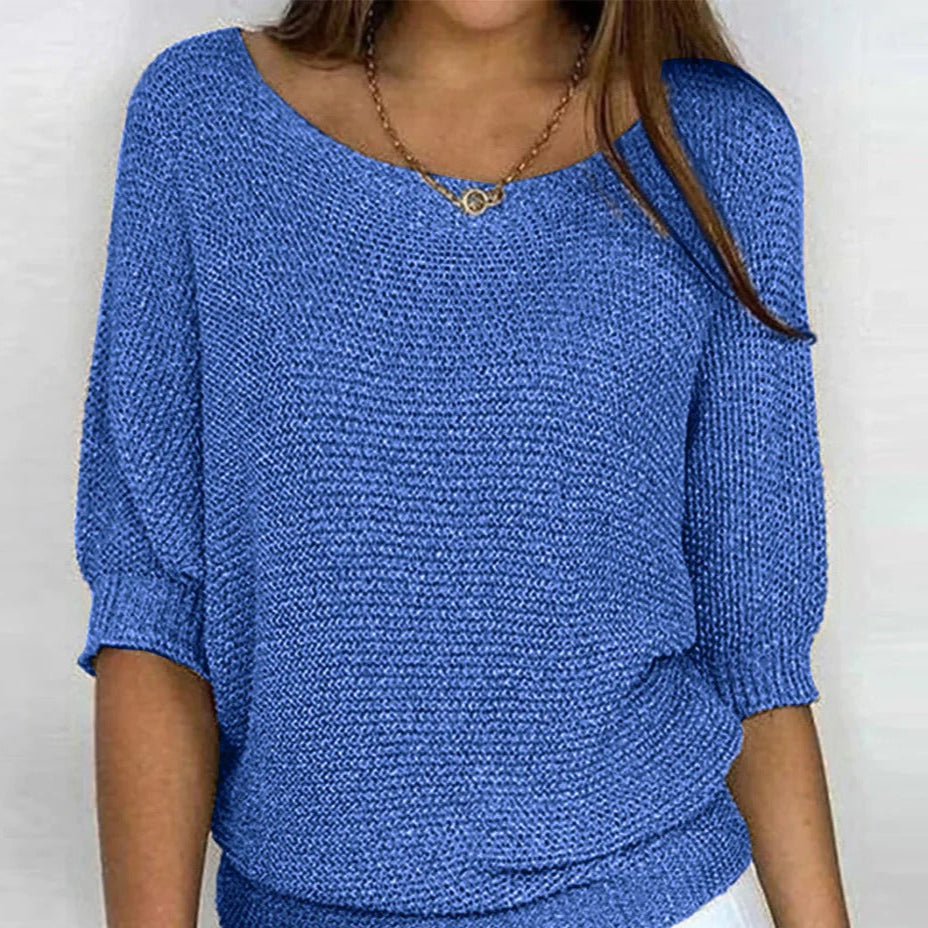 Laura | Top Comodo in Maglia Lavorata