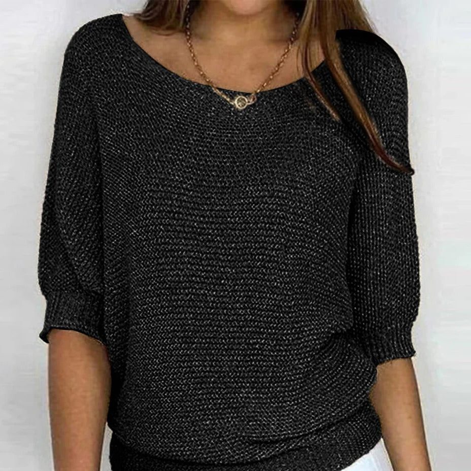 Laura | Top Comodo in Maglia Lavorata