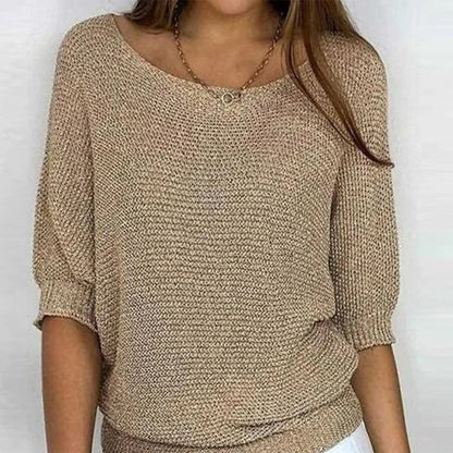 Laura | Top Comodo in Maglia Lavorata