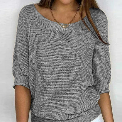 Laura | Top Comodo in Maglia Lavorata