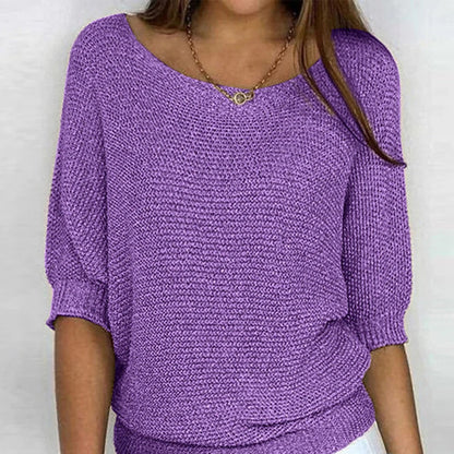 Laura | Top Comodo in Maglia Lavorata