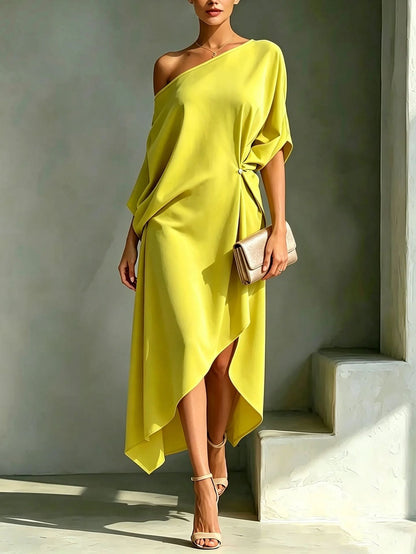 Camila | Abito Asimmetrico Elegante