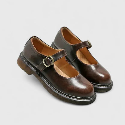 Aveline | Mary Jane con Plateau in Pelle