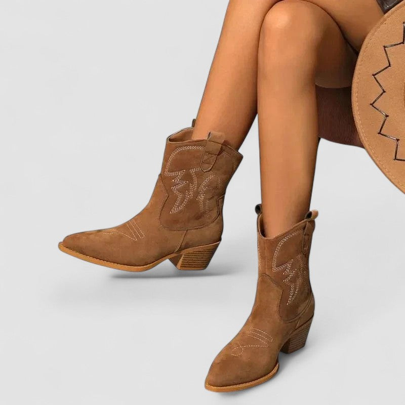 Darcy | Stivaletti Western Ricamati
