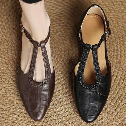 Charlotte | Mary Jane Basse In Pelle
