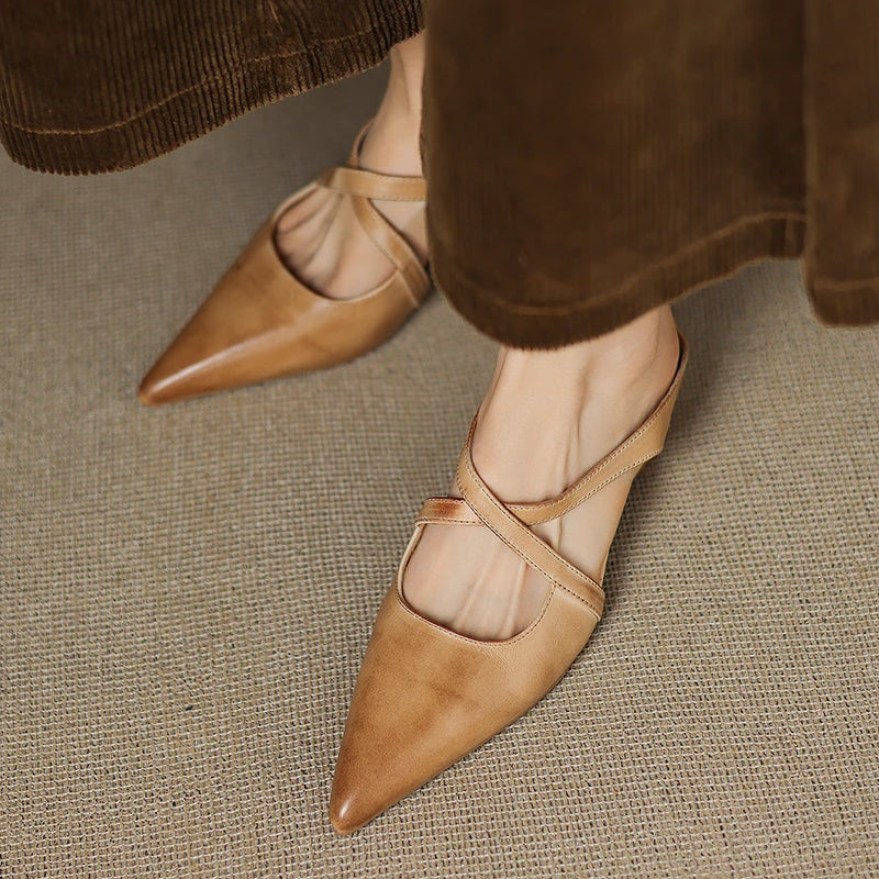 Graziana | Mules in Vera Pelle
