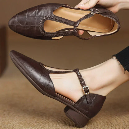 Charlotte | Mary Jane Basse In Pelle