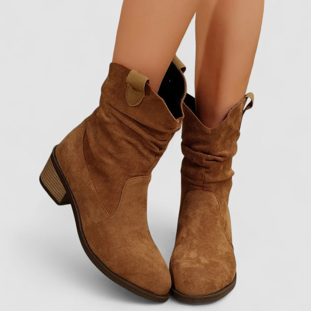 Cleo | Stivaletti Western Arricciati