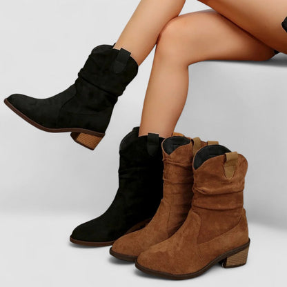 Cleo | Stivaletti Western Arricciati