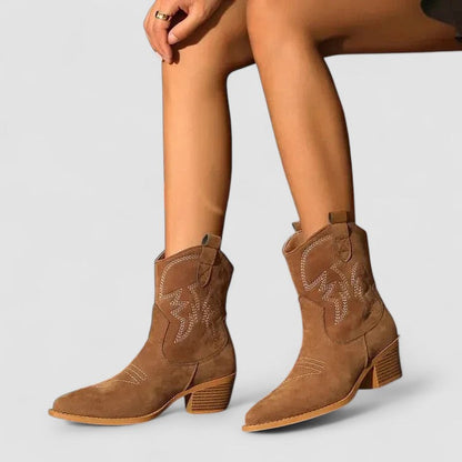 Darcy | Stivaletti Western Ricamati