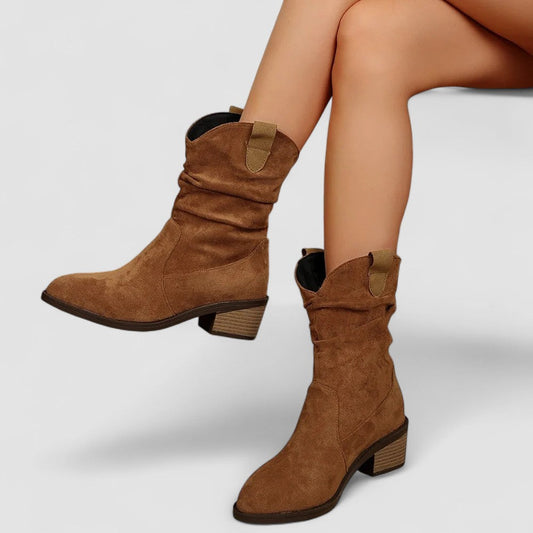 Cleo | Stivaletti Western Arricciati