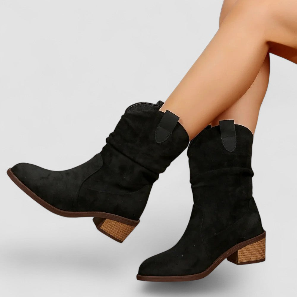 Cleo | Stivaletti Western Arricciati