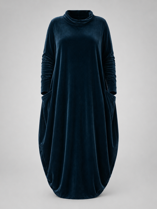 Elena | Abito Maxi in Velluto