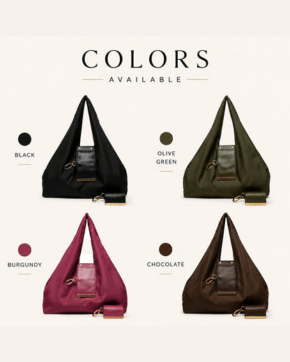 Raffaella | Borsa Tote Trasformabile con Charm
