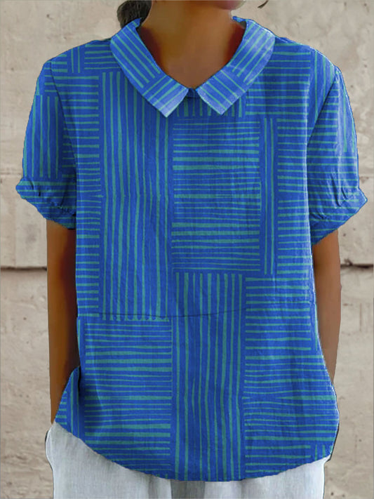Maya | Camicia Geometrica a Righe