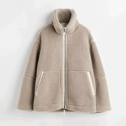 Silvana | Giacca Teddy Oversize Collo Alto