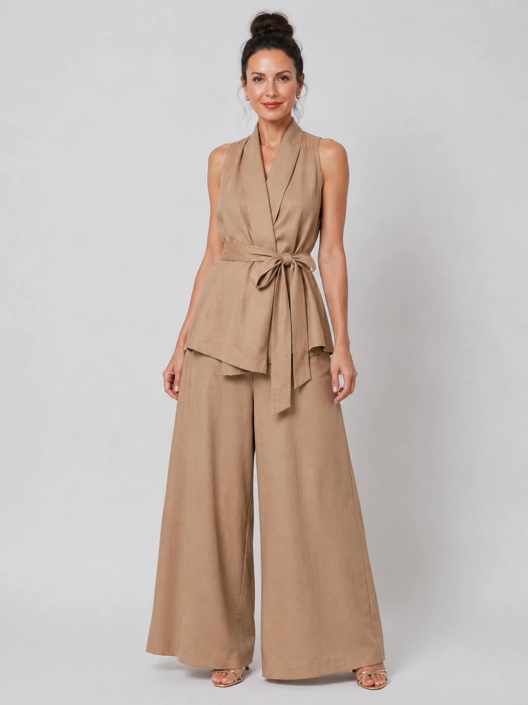 Graziella | Completo Top e Pantaloni Palazzo