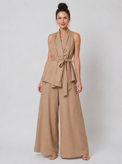 Graziella | Completo Top e Pantaloni Palazzo