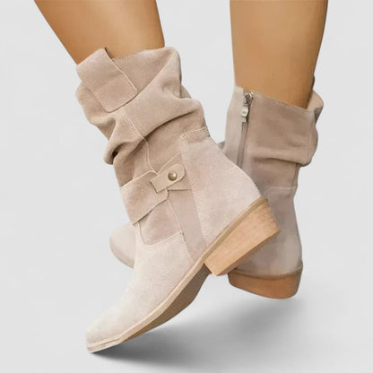Elyse | Stivali Western In Stile Arricciato