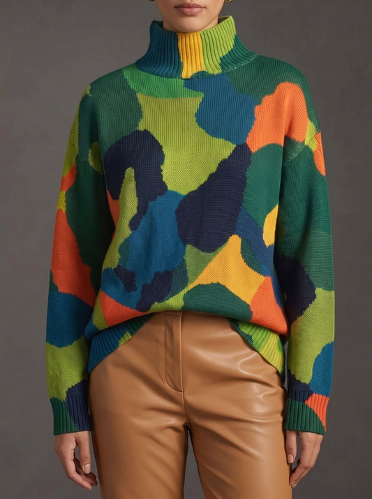 Rennick™ | Dolcevita Color Block Astratto