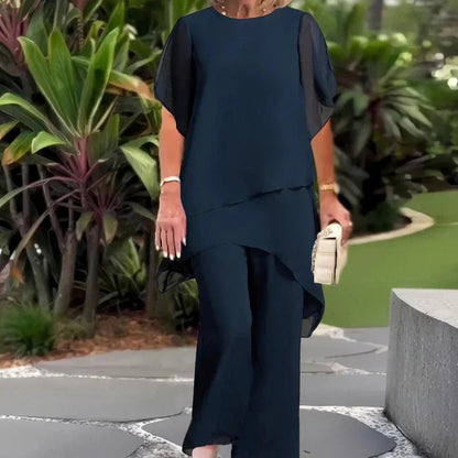 Eleonora | Completo Due Pezzi Elegante Asimmetrico