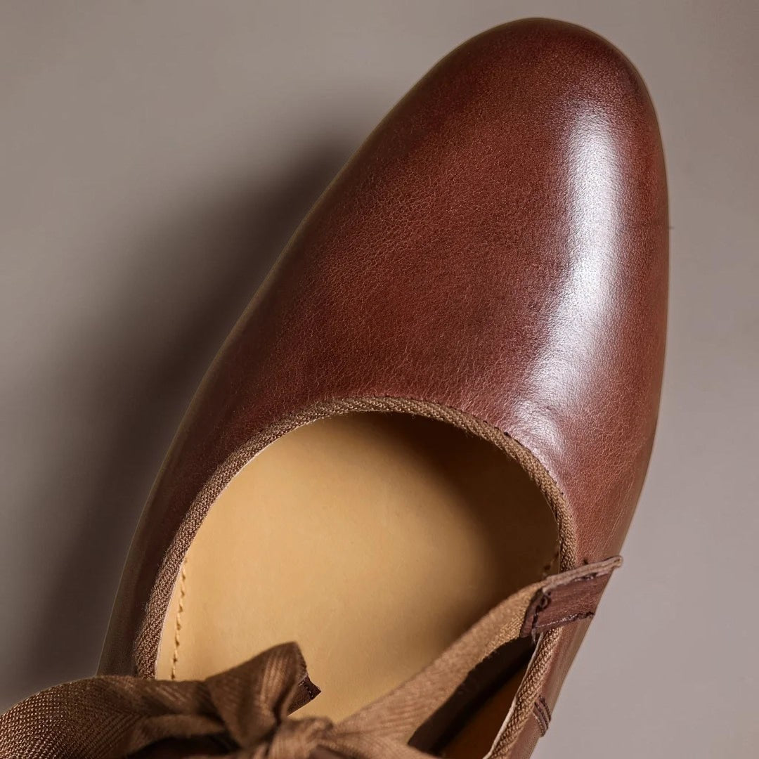 Sophie | Ballerine In Pelle Con Fiocco