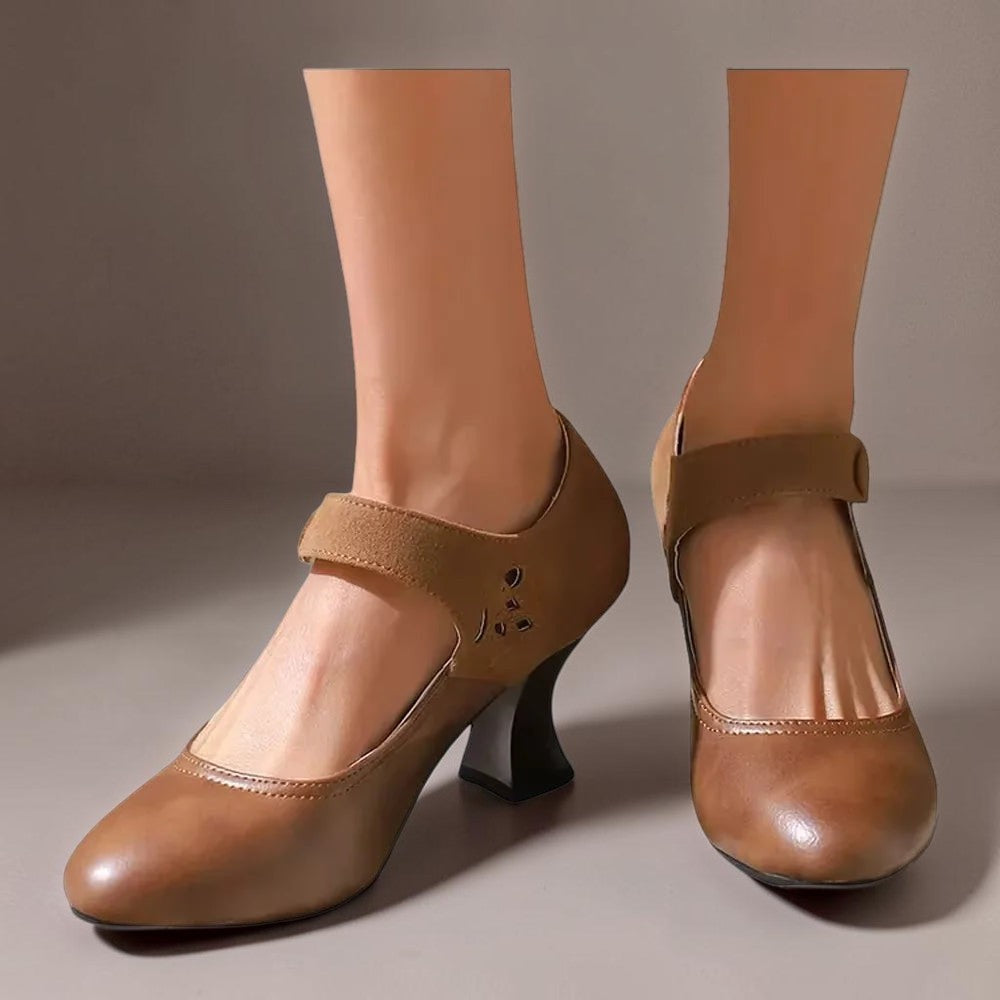 Aveline | Décolleté Con Cinturino Abbottonato