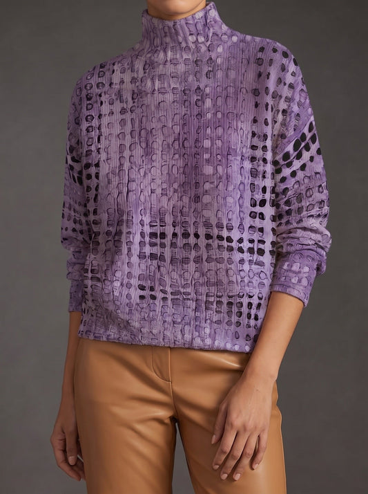 Ysolde™ | Dolcevita A Reticolo Lavanda